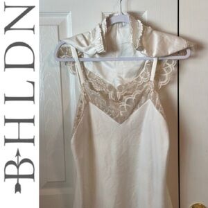 BHLDN Ivory Satin Pijama New with tags